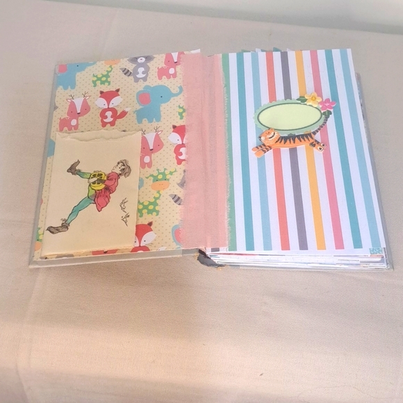 Hand Crafted Junk Journal Diary Notebook Children's Vintage Story Book Heirloom - Picture 5 of 16